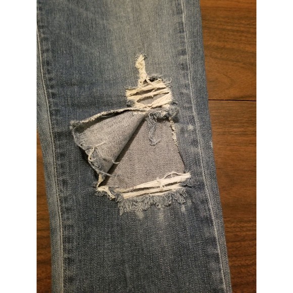 Agolde Sophie Jeans Women's Size 27 Distressed Skinny Denim Medium Wash Cannas - Picture 5 of 8